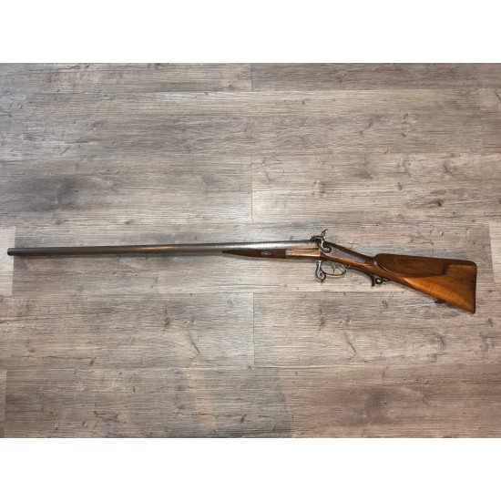 Historická lancasterová brokovnica Lefaucheux