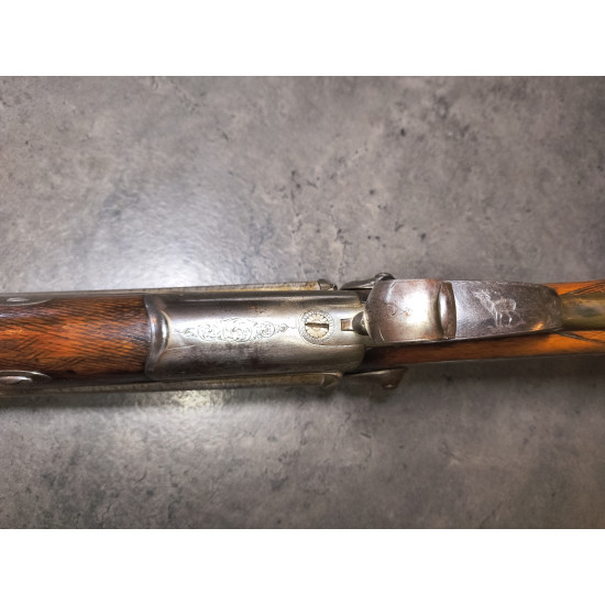 Historická lancasterová brokovnica Lefaucheux