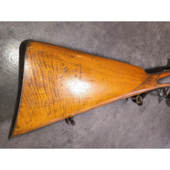 Historická lancasterová brokovnica Lefaucheux